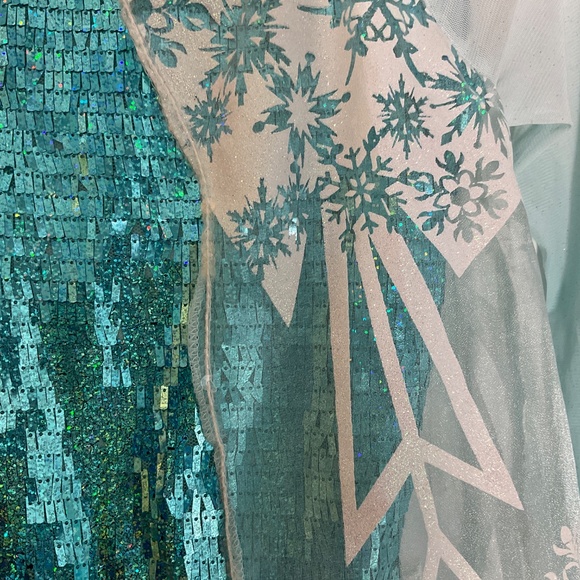 Disney Elsa Frozen Costume, Girls size 12-14 - Picture 2 of 4
